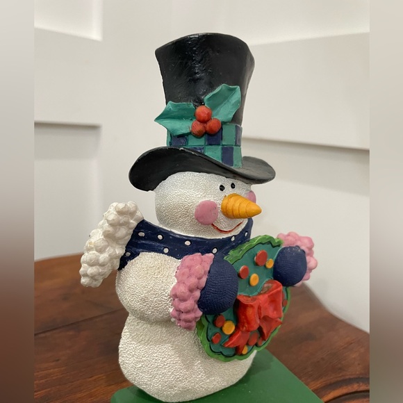 The cutest santa and snowman stocking holders vintage style - Picture 2 of 14